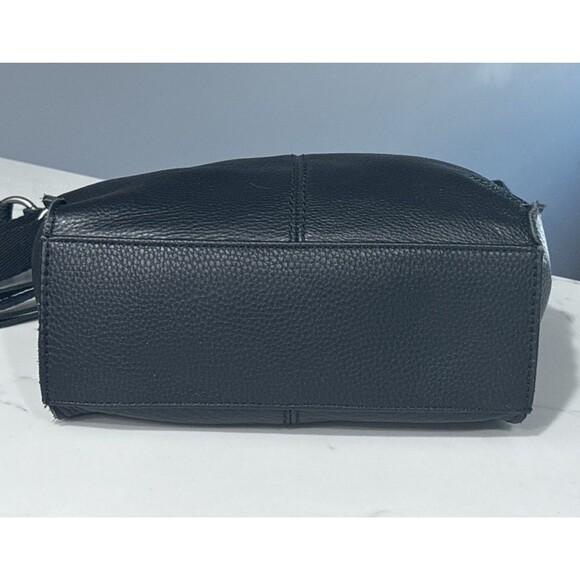 The Sak Silverlake Leather Crossbody Shoulder Bag Black Studded Boho Biker Moto - Picture 6 of 16